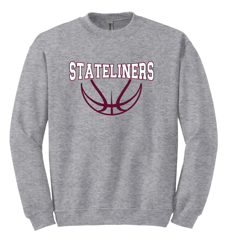 Stateliners Crewneck Sweatshirt (Youth) gray