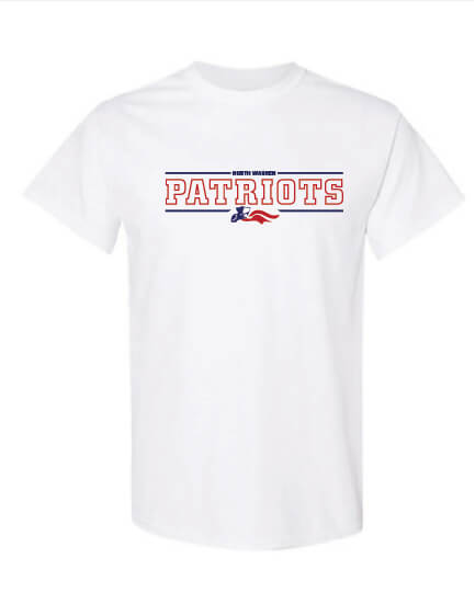 North Warren Patriots IV Short Sleeve T-Shirt white