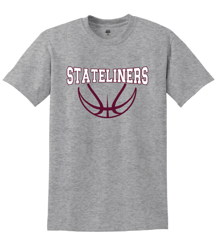 Stateliners Short Sleeve T-Shirt (Youth) gray