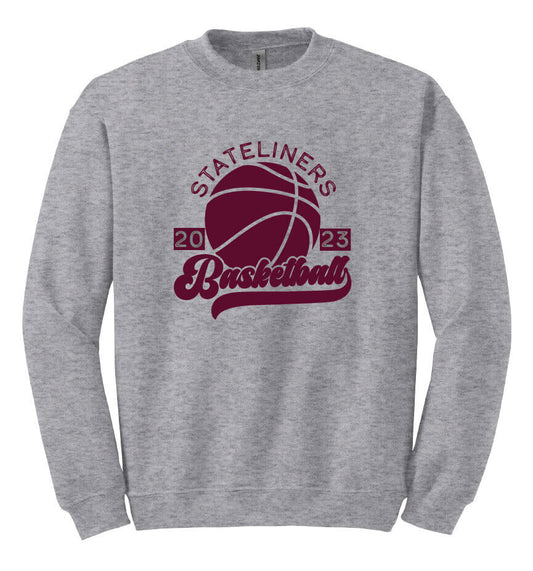 Stateliners 2023 Crewneck Sweatshirt (Youth) gray