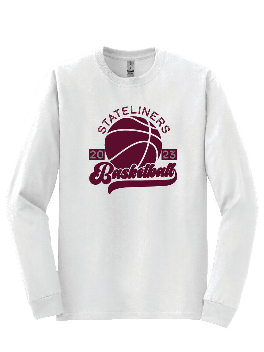 Stateliners 2023 Long Sleeve T-Shirt (Youth) white