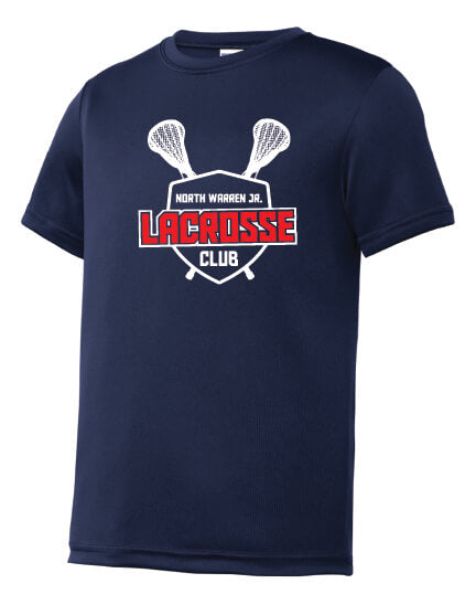 Sport Tek Competitor Short Sleeve Tee (Youth) navy front