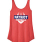 Ladies Relaxed Tank Patriot red