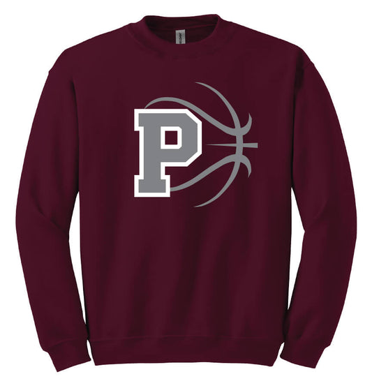 Phillipsburg "P" Crewneck Sweatshirt (Youth) maroon