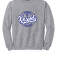 Knowlton Elementary Knights Crewneck Sweatshirt (Youth) gray