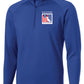 Zip Pullover blue front