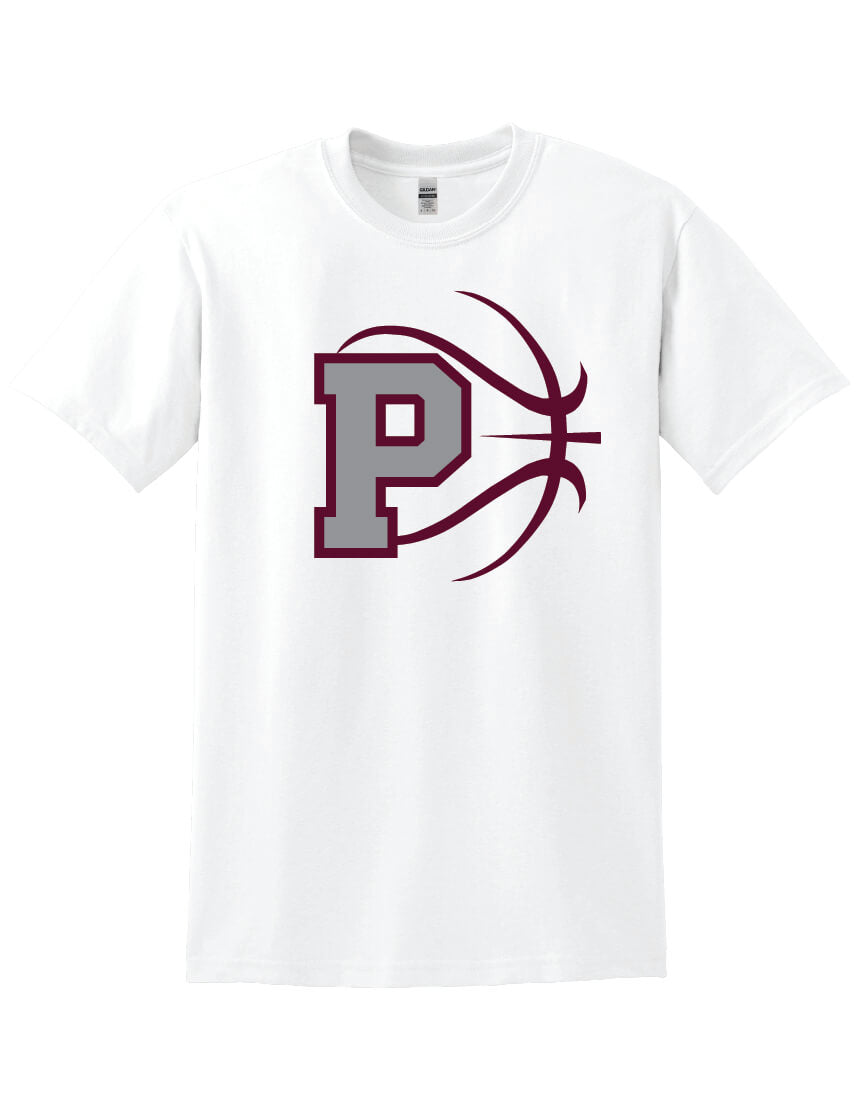 Phillipsburg "P" Short Sleeve T-Shirt (Youth) white