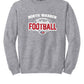 NW Patriots Football Crewneck Sweatshirt gray