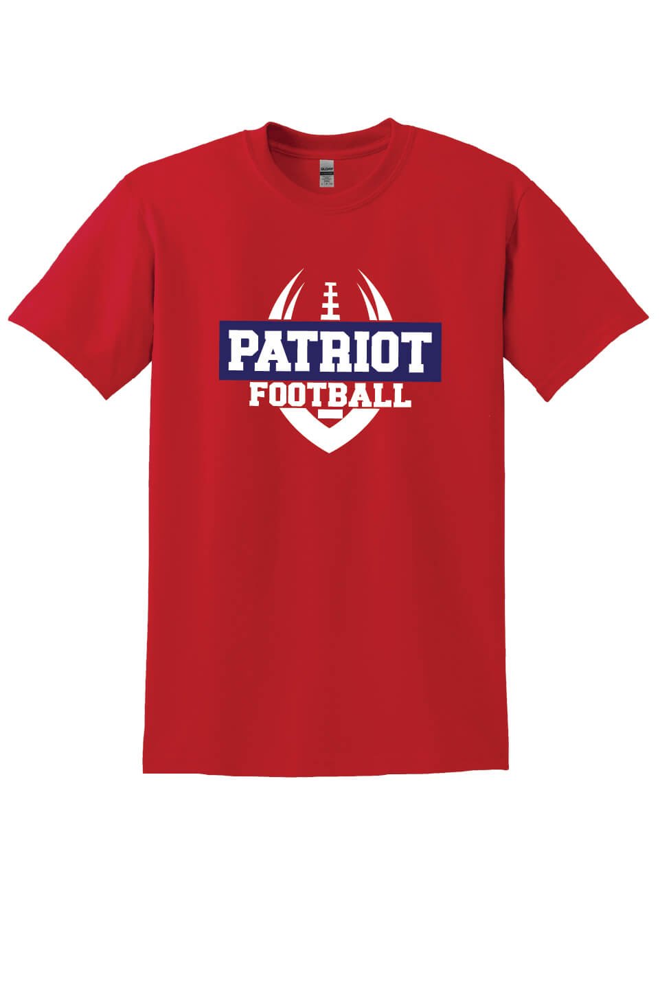 Patriot Football Short Sleeve T-shirt red