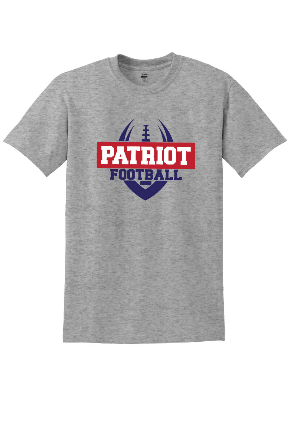Patriot Football Short Sleeve T-shirts (Youth) gray