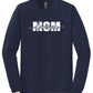 Lacrosse Mom Long Sleeve T-Shirt navy
