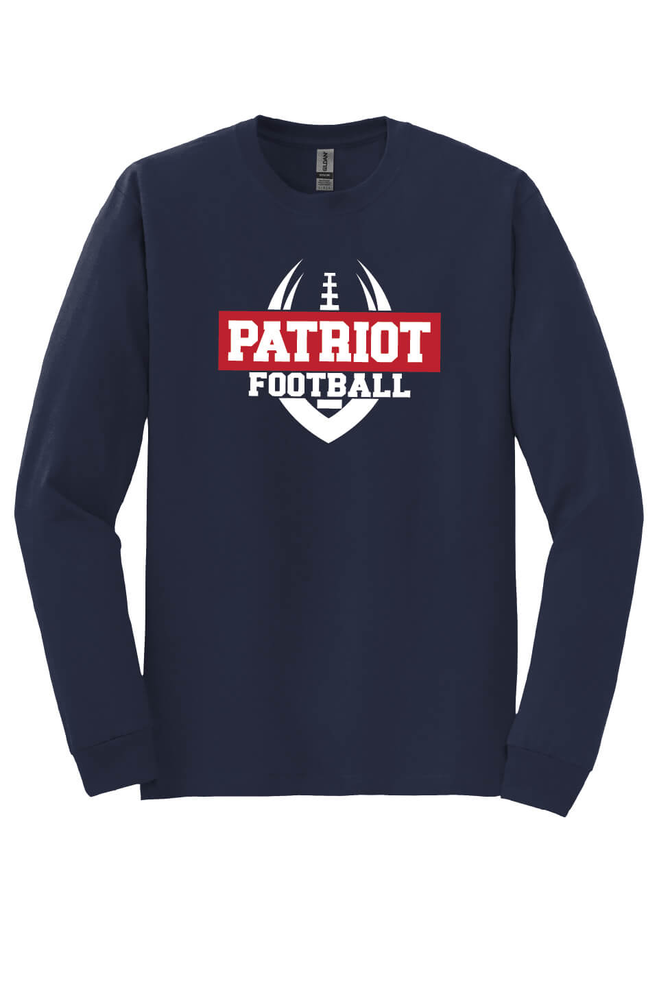 Patriot Football Long Sleeve T-shirts (Youth) navy