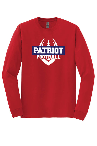 Patriot Football Long Sleeve T-shirts (Youth) red