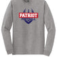Patriot Football Long Sleeve T-shirts (Youth) gray