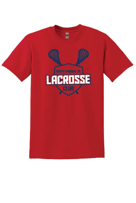Lacrosse Club Short Sleeve T-Shirt red