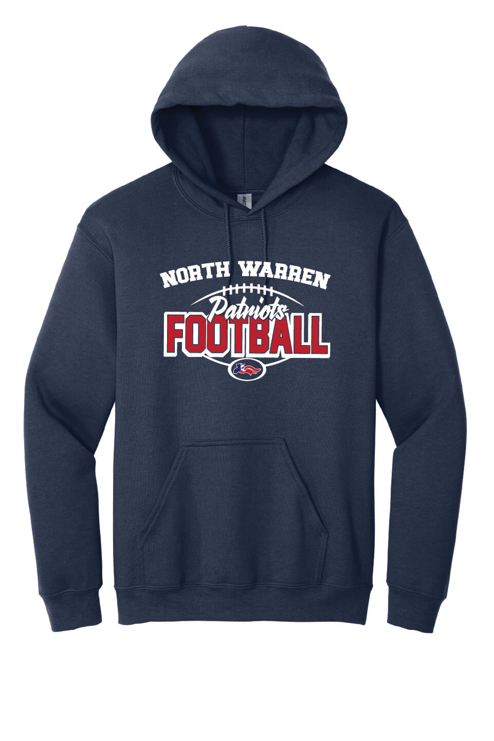 NW Patriots Football Hoodie (Youth) navy
