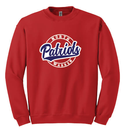Patriots Crewneck Sweatshirt red