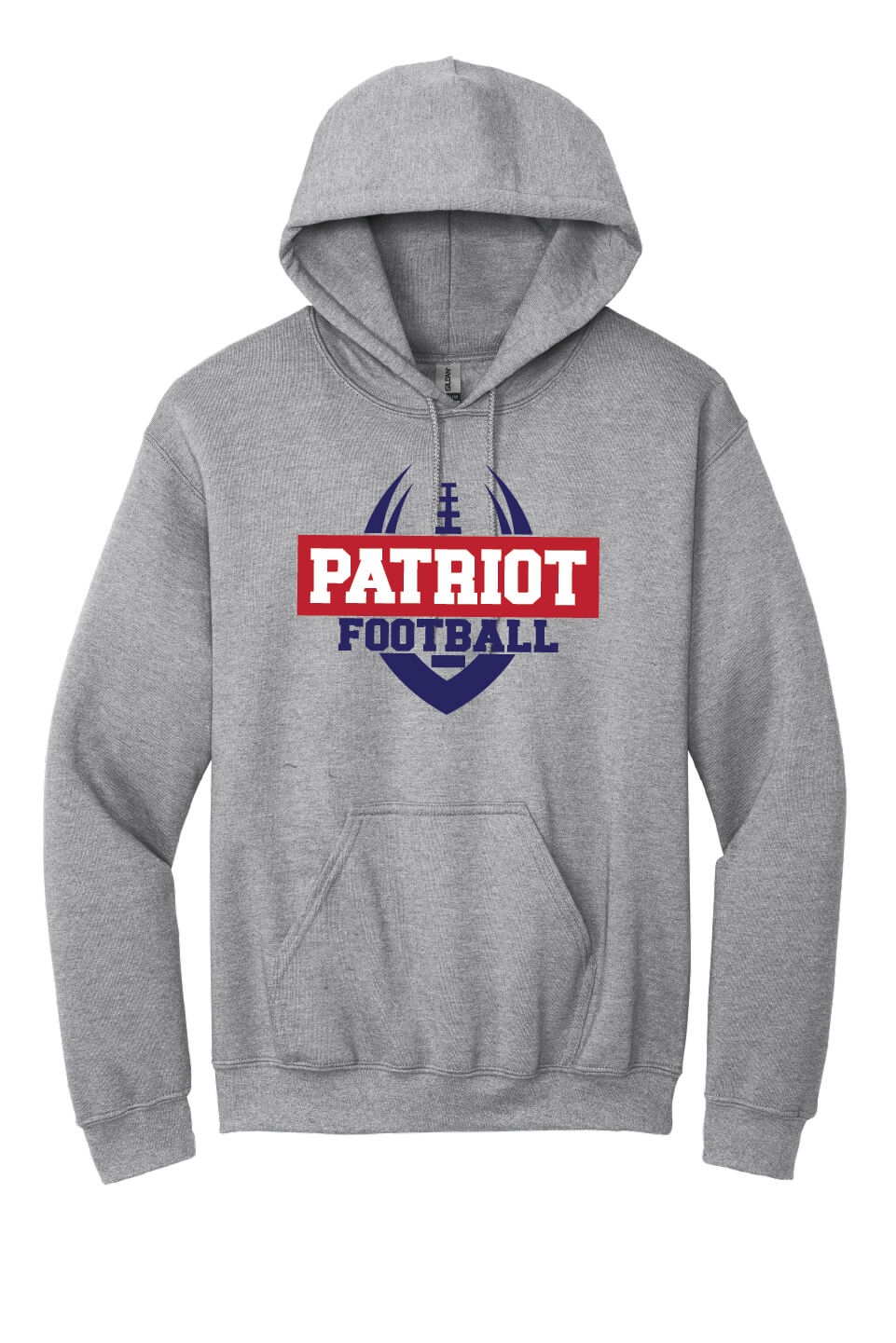 Patriot Football Hoodie (Youth) gray