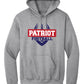 Patriot Football Hoodie gray