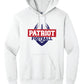 Patriot Football Hoodie white