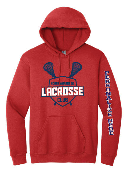 Lacrosse Club Hoodie red