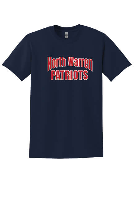 North Warren Patriots Short Sleeve T-Shirt navy