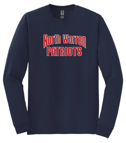 North Warren Patriots Long Sleeve T-Shirt navy