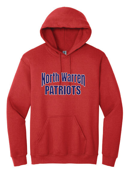North Warren Patriots Hoodie red