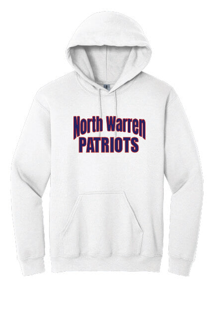 North Warren Patriots Hoodie white