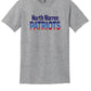 North Warren Patriots Ombre Short Sleeve T-Shirt gray