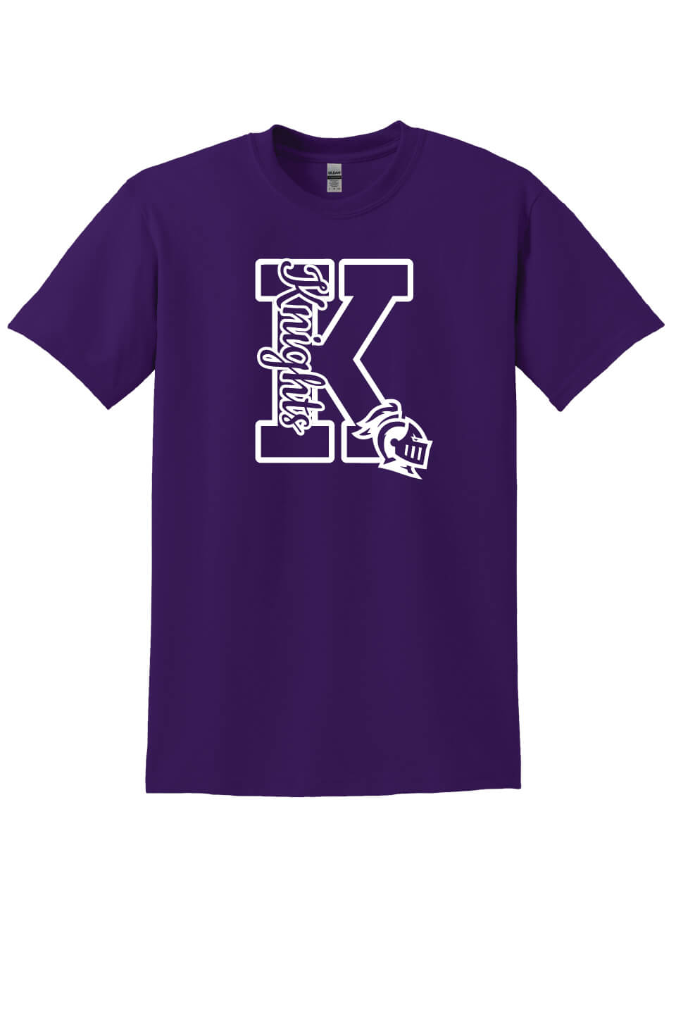 Knights "K" Short Sleeve T-Shirt purple