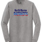 North Warren Patriots Ombre Long Sleeve T-Shirt gray