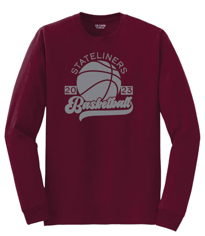 Stateliners 2023 Long Sleeve T-Shirt maroon