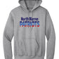 North Warren Patriots Ombre Hoodie gray