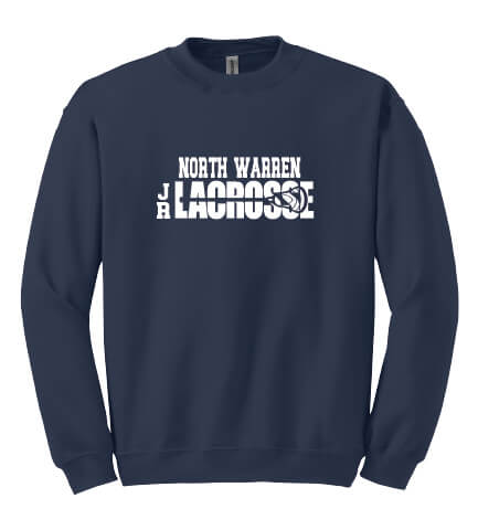 NW JR Lacrosse Crewneck Sweatshirt (Youth) navy