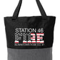 Tote black back