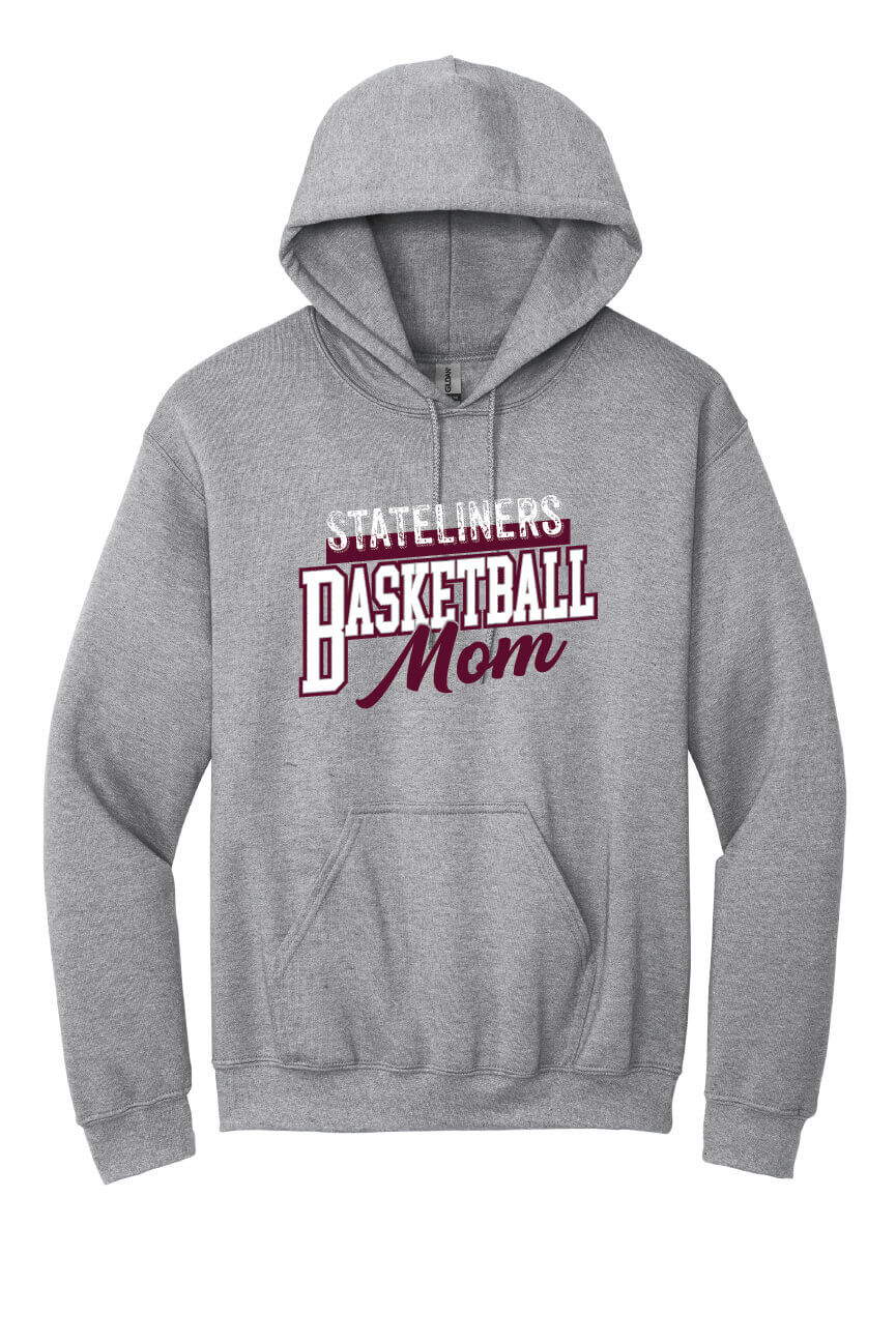Basketball Mom Hoodie gray