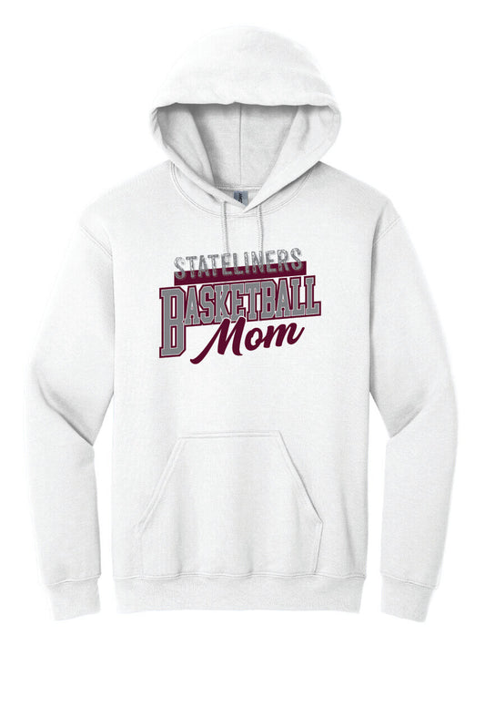 Basketball Mom Hoodie white