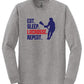 Eat Sleep Lacrosse Repeat Long Sleeve T-Shirt gray