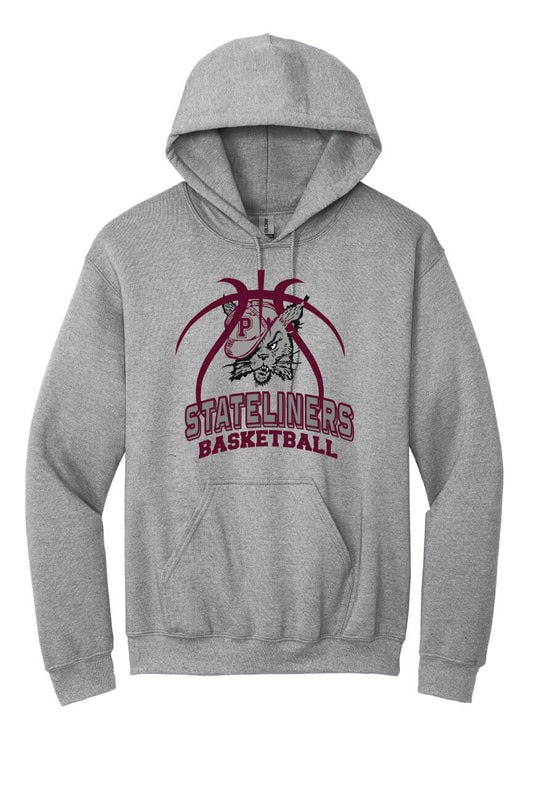 Stateliners Basketball Bobcat Hoodie gray