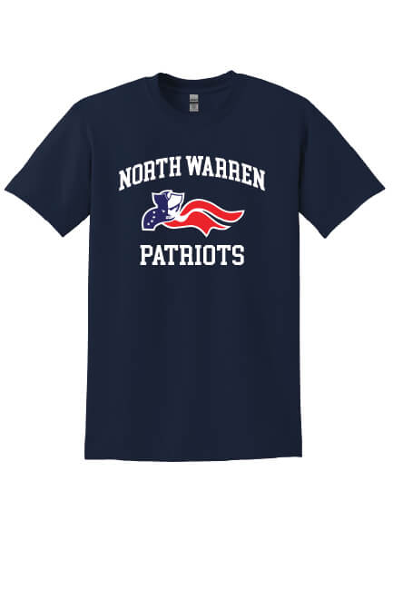 North Warren Patriots III Short Sleeve T-Shirt navy