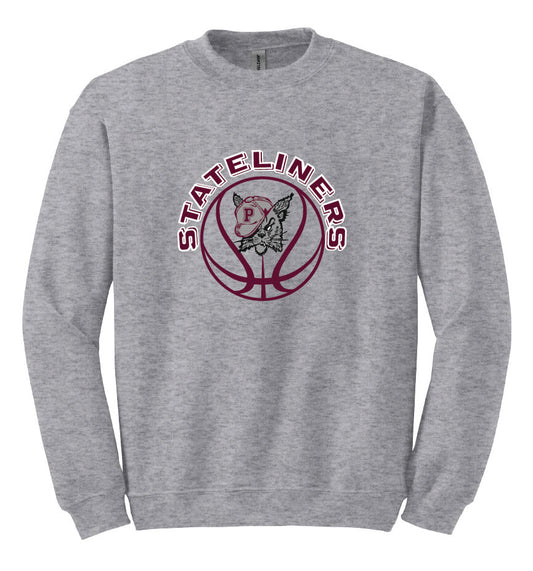 Stateliners Bobcat Crewneck Sweatshirt (Youth) gray