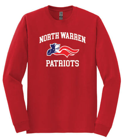 North Warren Patriots III Long Sleeve T-Shirt red