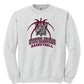 Stateliners Basketball Bobcat Crewneck Sweatshirt (Youth) white