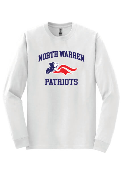 North Warren Patriots III Long Sleeve T-Shirt white