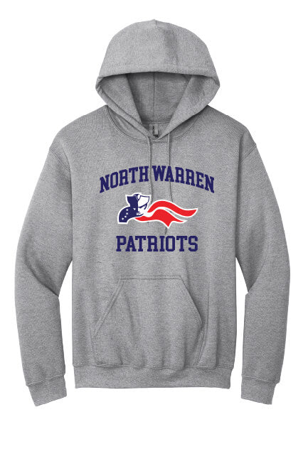 North Warren Patriots III Hoodie gray