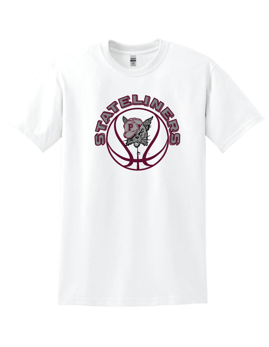 Stateliners Bobcat Short Sleeve T-Shirt (Youth) white