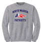 North Warren Patriots III Crewneck Sweatshirt gray